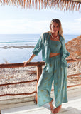 Vera blouse in Dusty Turquoise