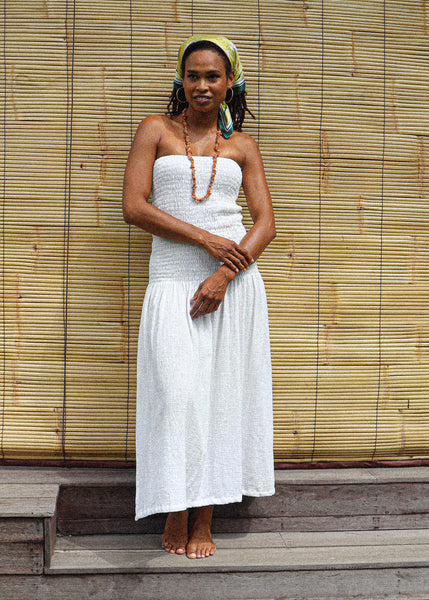 Alexandra dress in Shell
