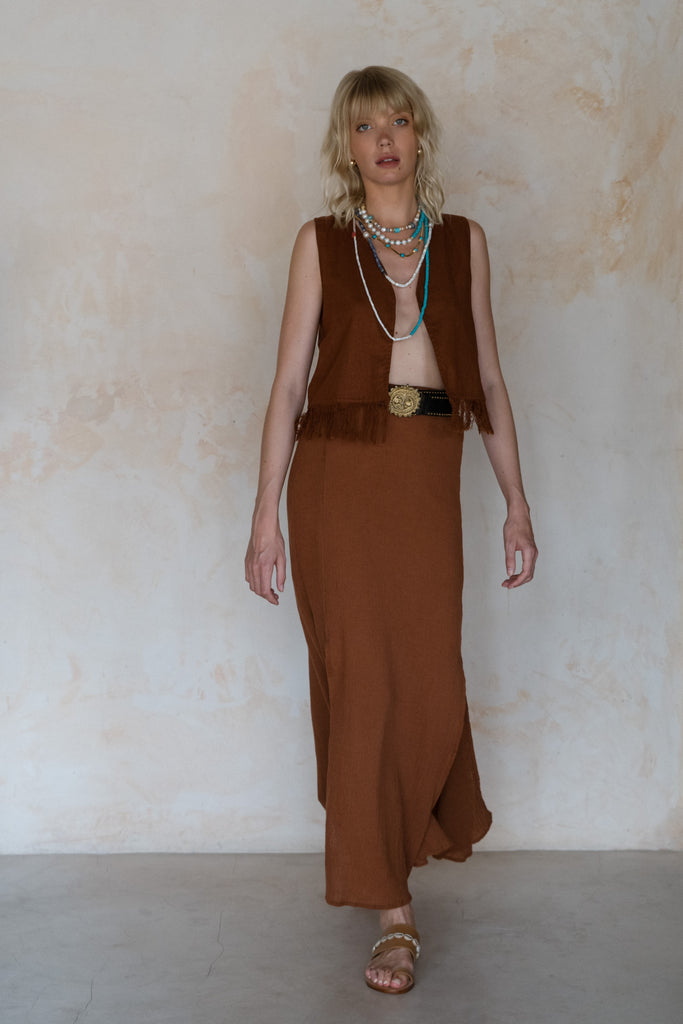 The Perfect Summer skirt in Choco