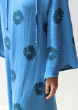 The 70’s dress in Blue Flower