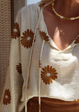 Laila blouse in Ginger Flower