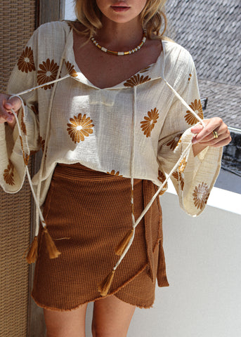 Laila blouse in Ginger Flower