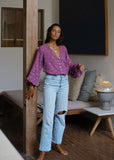 Chloe blouse in Cosmic Purple