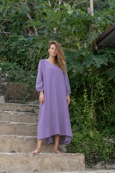 Boho dress in Old Lilac