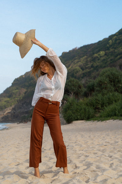 The Summer pant in Choco