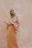 Pareo skirt in Apricot